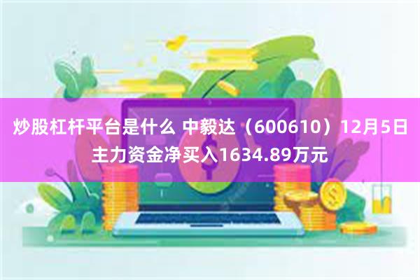 炒股杠杆平台是什么 中毅达（600610）12月5日主力资金净买入1634.89万元